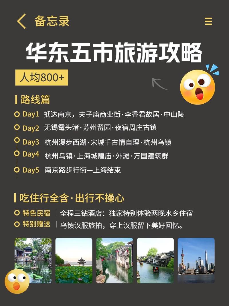 南京出发华东五市旅游攻略