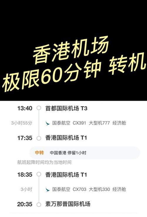 香港机场转机6小时攻略