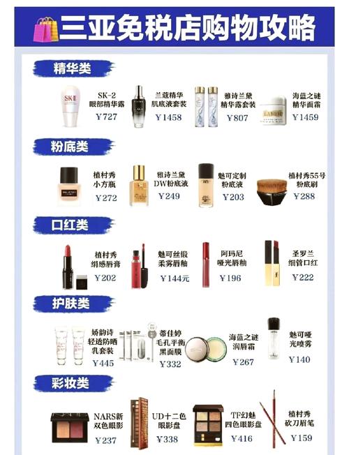 台湾机场免税店购物攻略