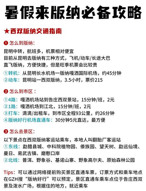 春节去西双版纳旅游攻略