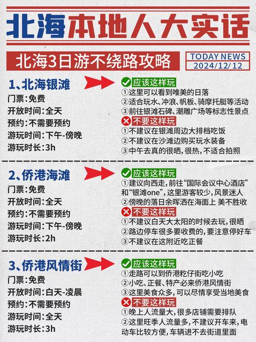 北海旅游攻略自由行3天