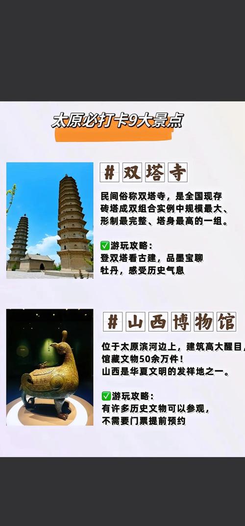 山西太原旅游景点排名前十