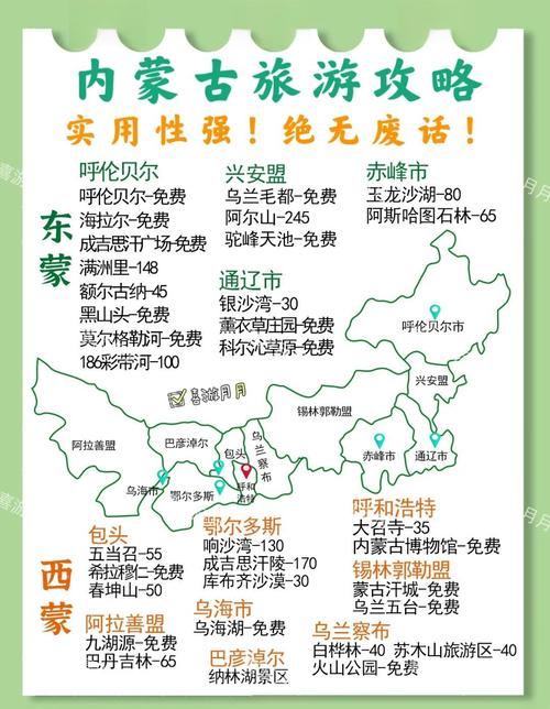 内蒙古旅游攻略景点必去