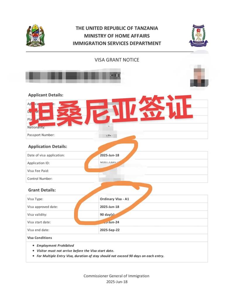 坦桑尼亚电子签证攻略