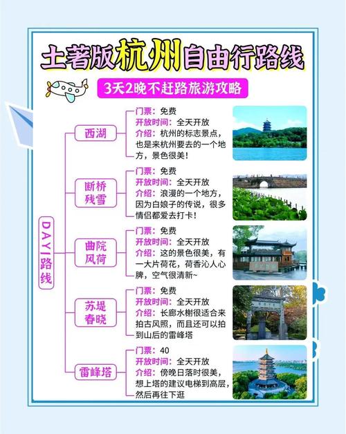 杭州自由行攻略及费用
