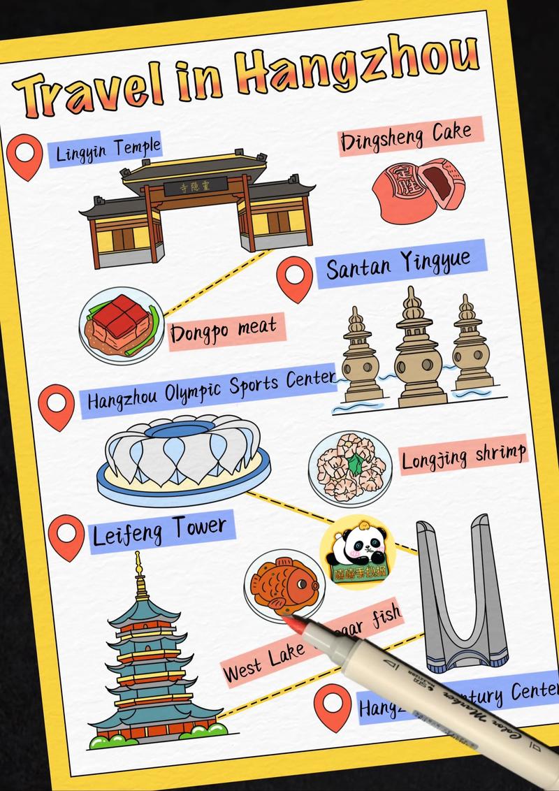 杭州的旅游景点英文介绍