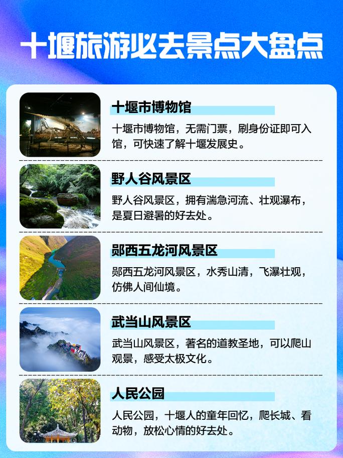 湖北恩施十堰旅游攻略