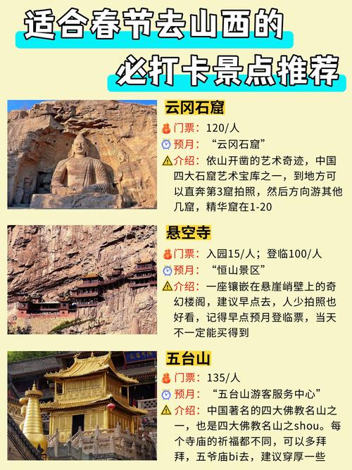 春节期间山西旅游攻略