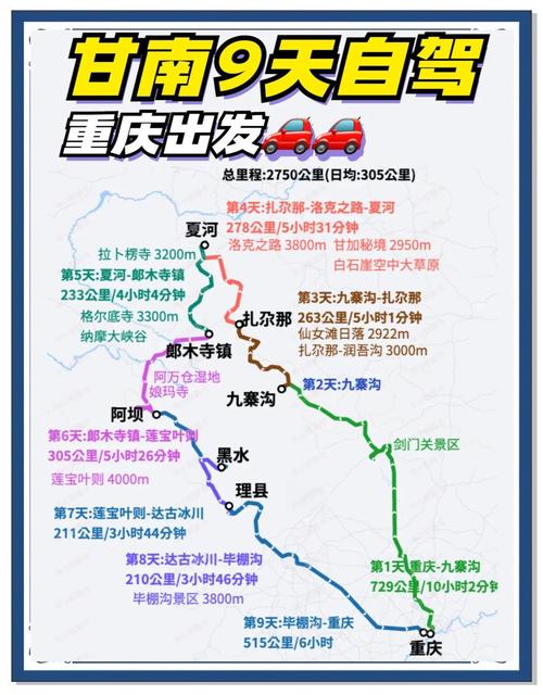 九寨沟到甘南旅游攻略