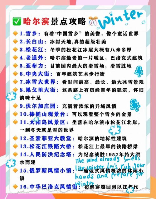 哈尔滨冬季旅游景点攻略