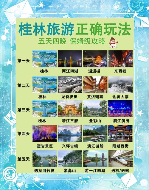 桂林市内景点游玩攻略