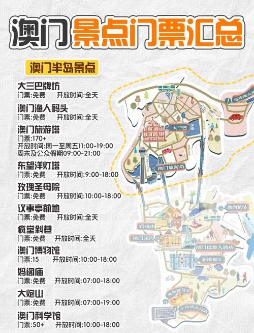 澳门3日游自由行攻略