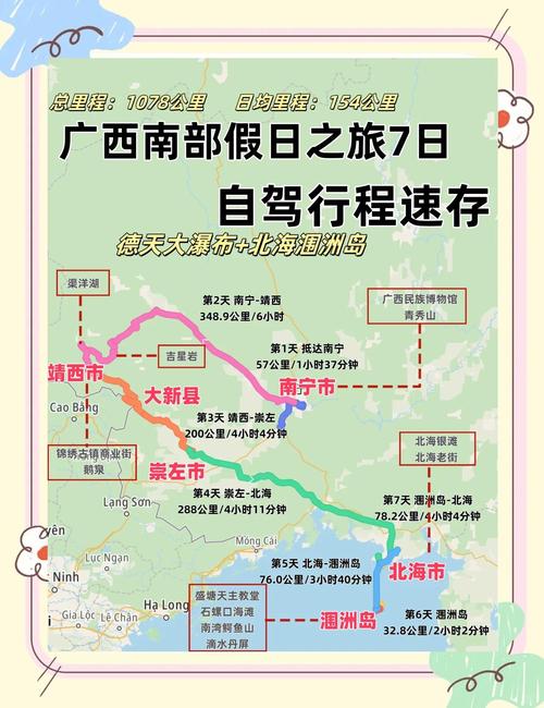 广西沿边公路自驾攻略