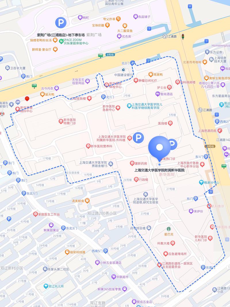 上海新华医院停车攻略