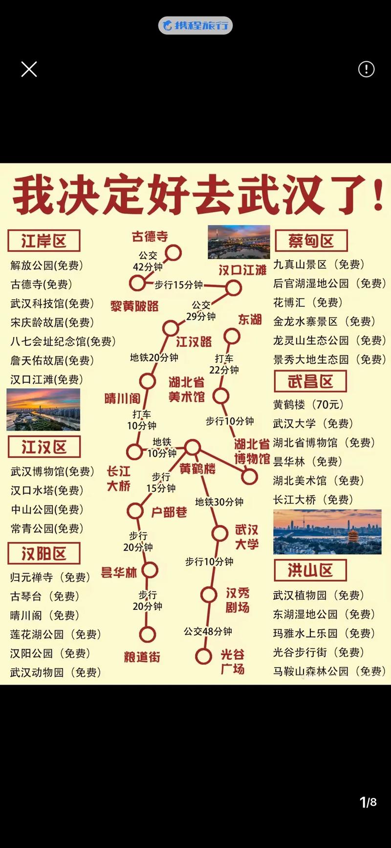 武汉的旅游攻略有哪些