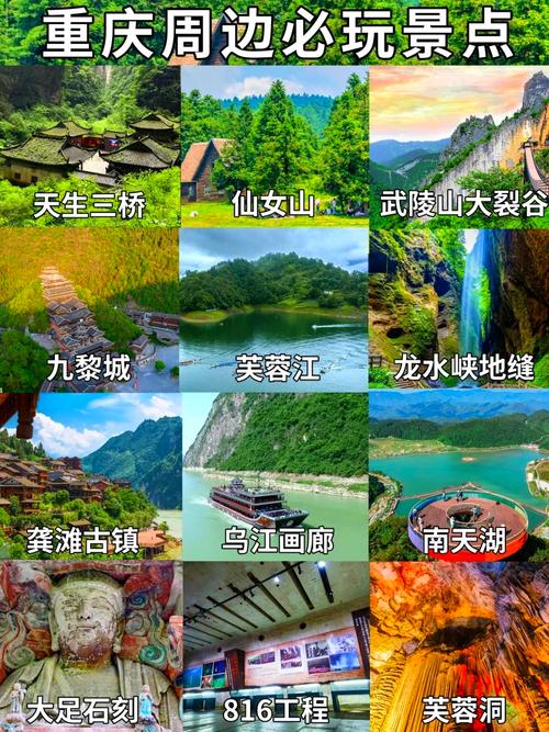 重庆周边旅游景点攻略