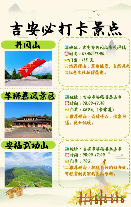 江西吉安旅游景点介绍