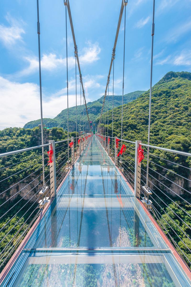 那里有玻璃桥旅游景点