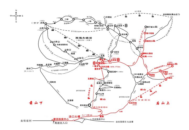 黄山前山上后山下攻略