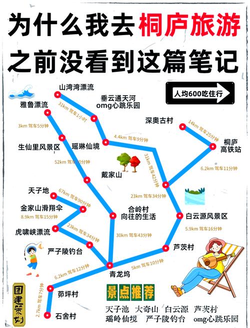 杭州桐庐旅游景点地图