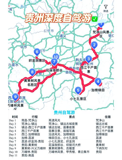 武汉到贵州自驾游攻略