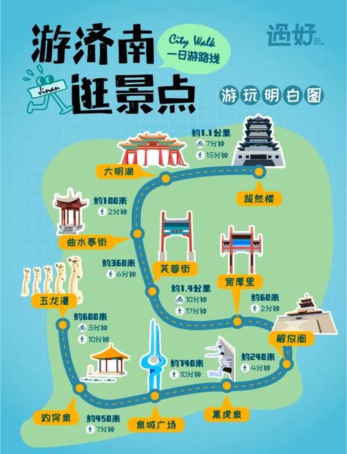 济南市旅游景点分布图