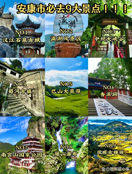 陕西安康十大旅游景点