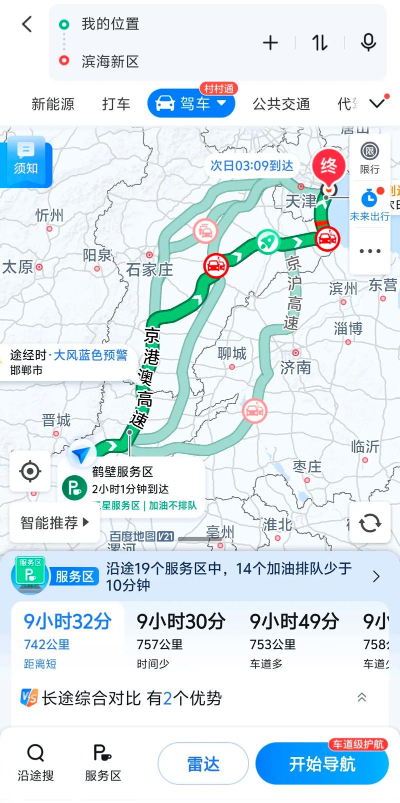 天津到青岛自驾游攻略