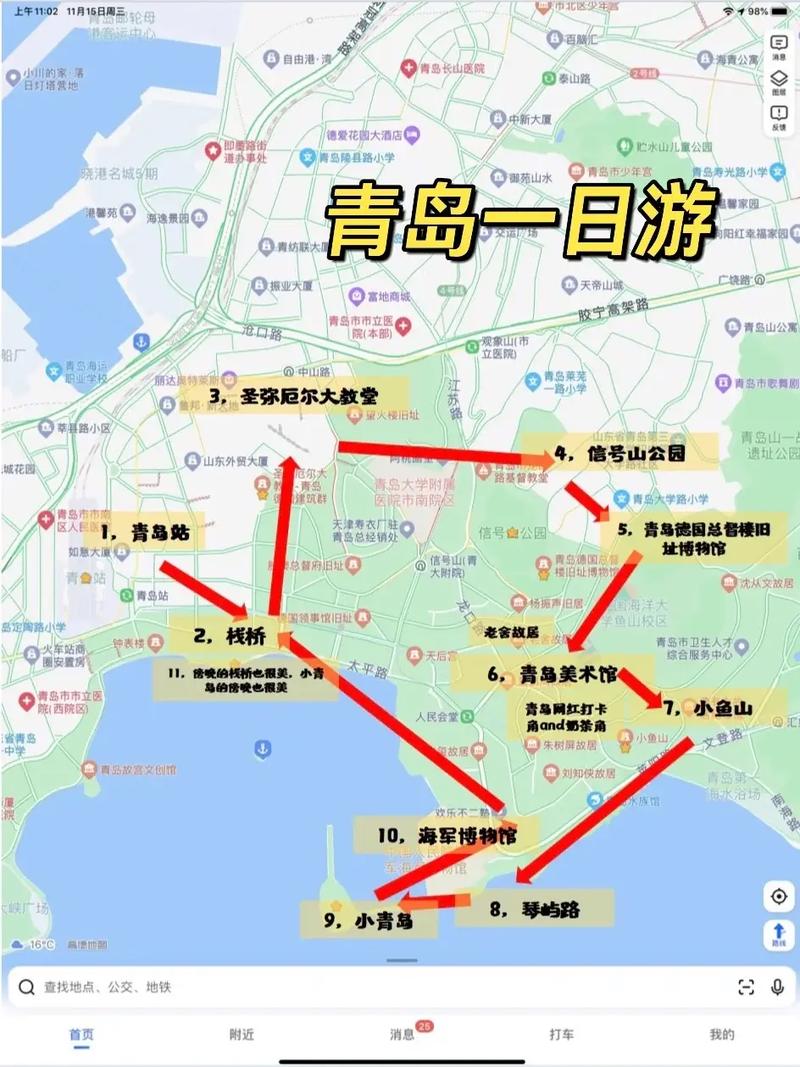 青岛旅游景点在哪个区