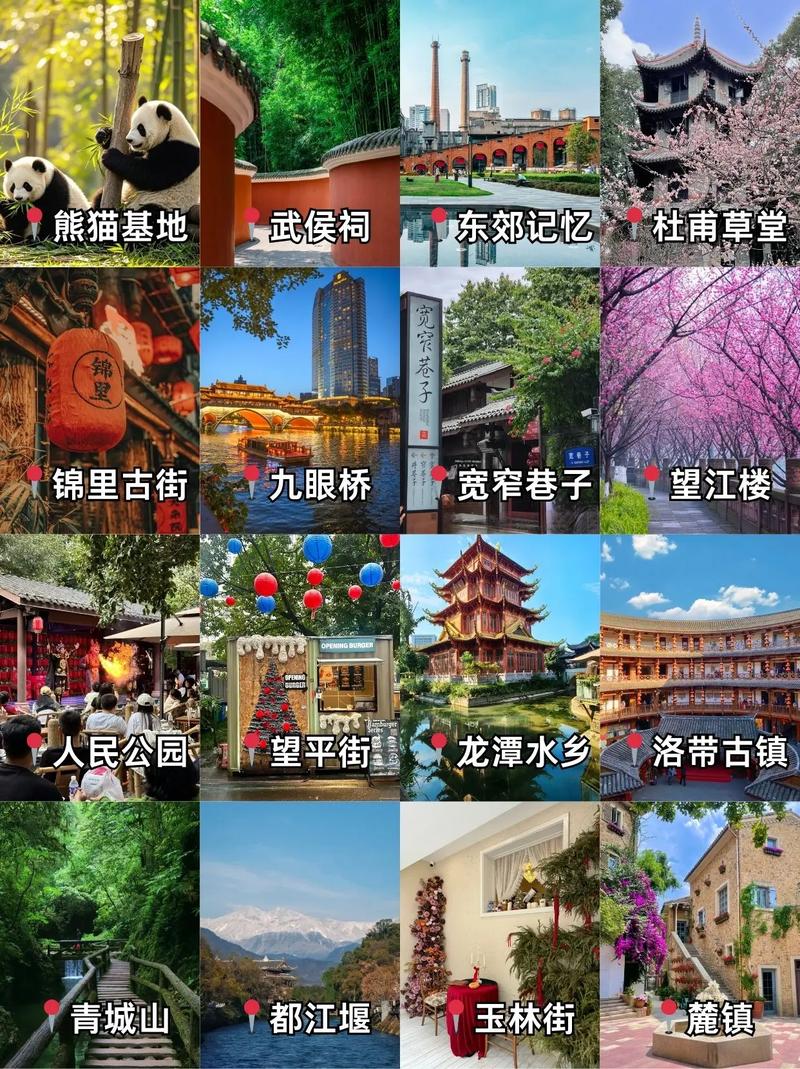 成都市内免费旅游景点