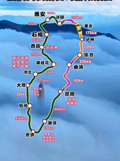 重庆到云南自驾游攻略